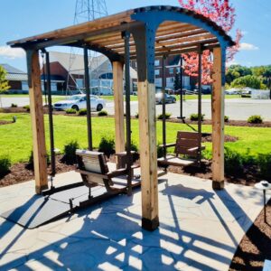 Pergola Style Wheelchair Swing