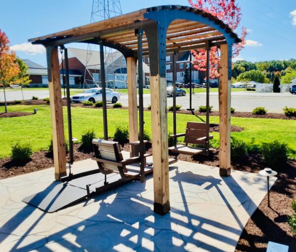 Pergola Style Wheelchair Swing